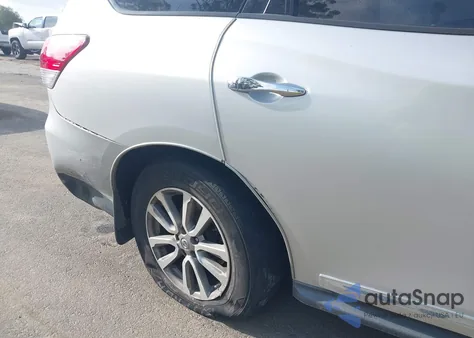 2016 Nissan Pathfinder Sl из США, поврежденный, VIN 5N1AR2MN5GC648384